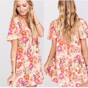 Show Me Your Mumu Floral KYLIE MINI Dress M